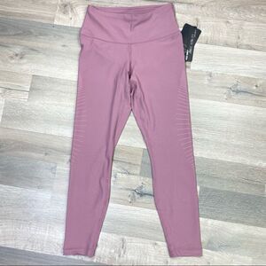 90 Degree by Reflex High Waisted Ankle Legging Mauve Pink  Small NWT